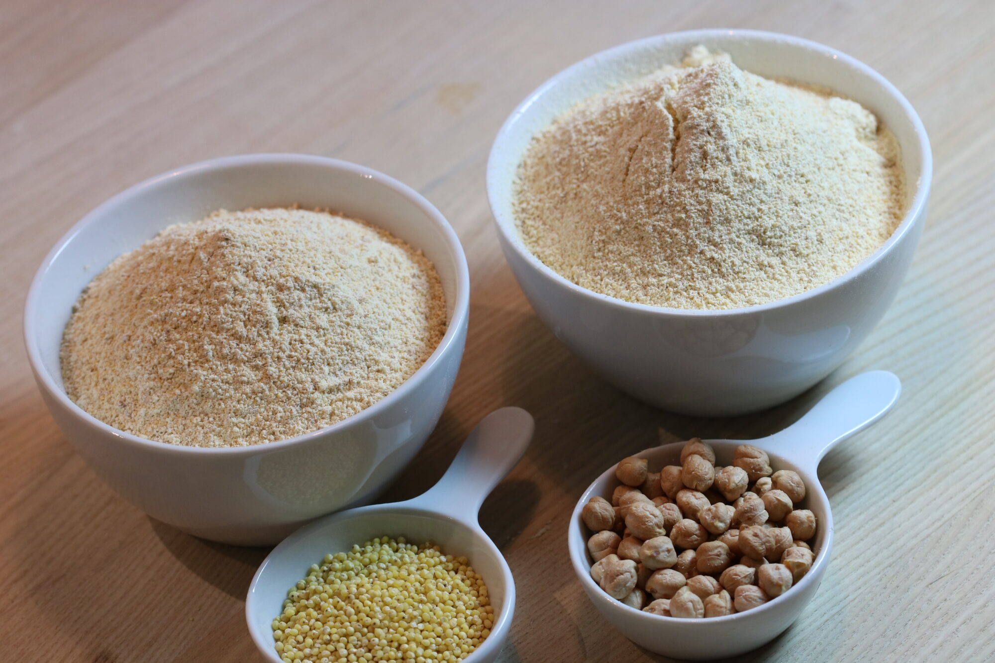 Hjemmemalet glutenfrit mel billigere