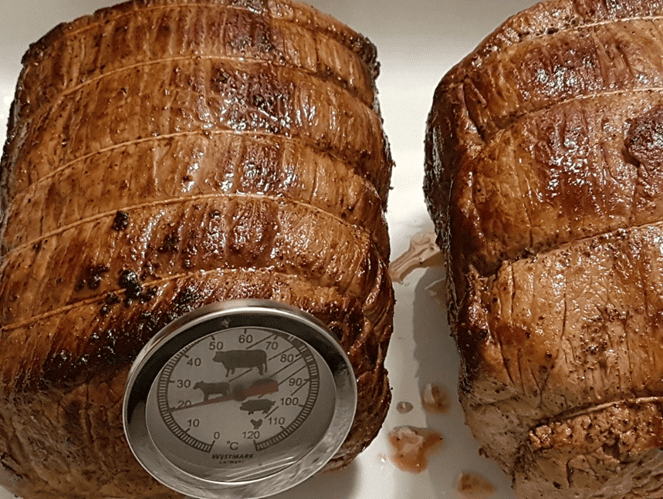 Hjemmelavet roastbeef opskrift pålæg smørrebrød selvforsyning